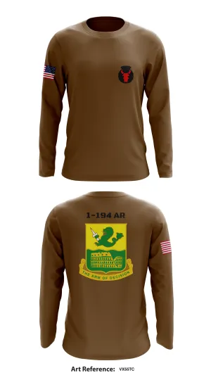 1-194 CAB AR Store 1 Core Men's LS Performance Tee - vx55tC