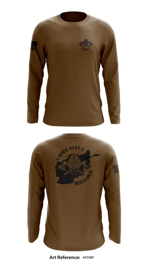 1-194FA BTRY C CARNAGE  Store 1 Core Men's LS Performance Tee - AYcxEf