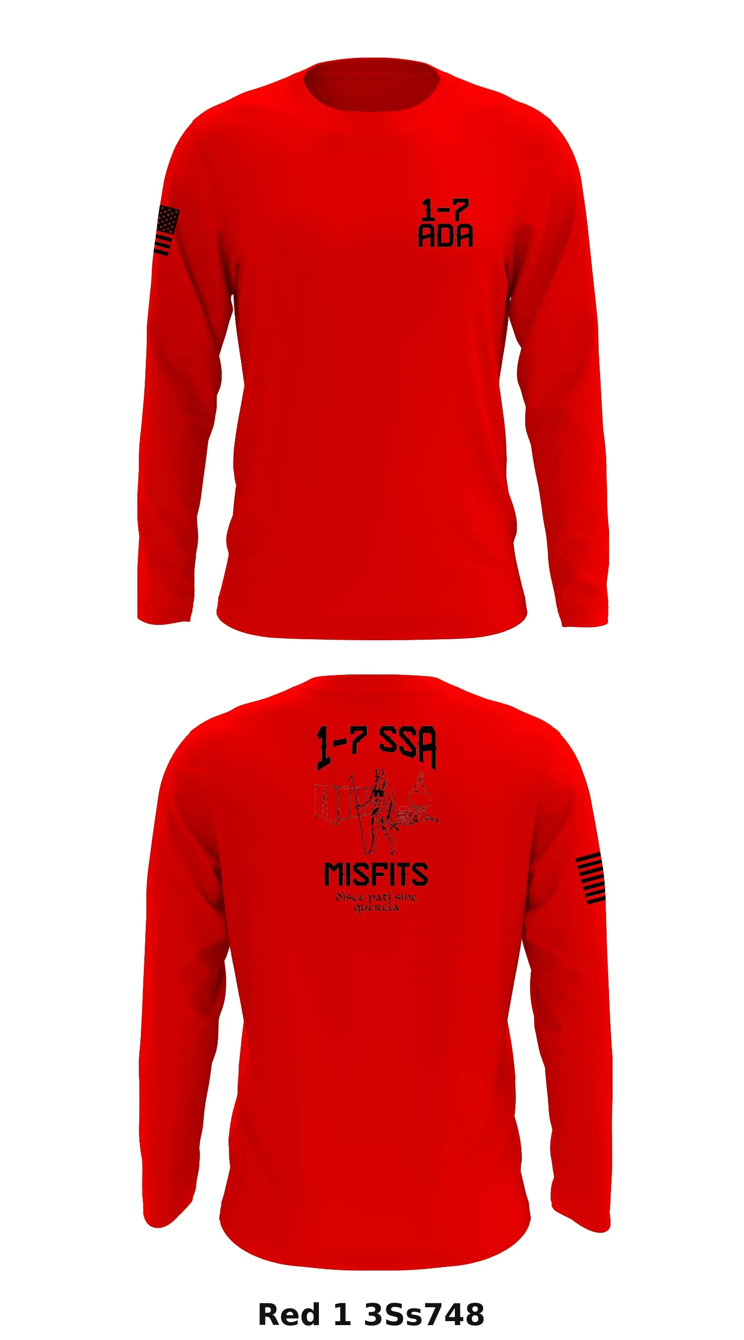 1-7 ADA Store 1 Core Men's LS Performance Tee - 3Ss748