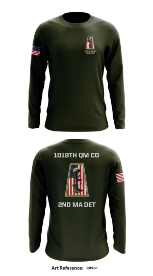 1019th QM CO 2nd MA DET Store 1 Core Men's LS Performance Tee - 9xPA5p