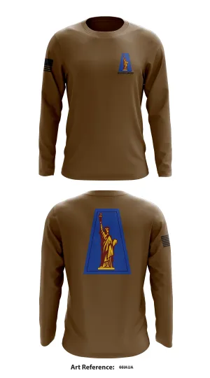 1019th QM CO Store 1 Core Men's LS Performance Tee - 66IAuA
