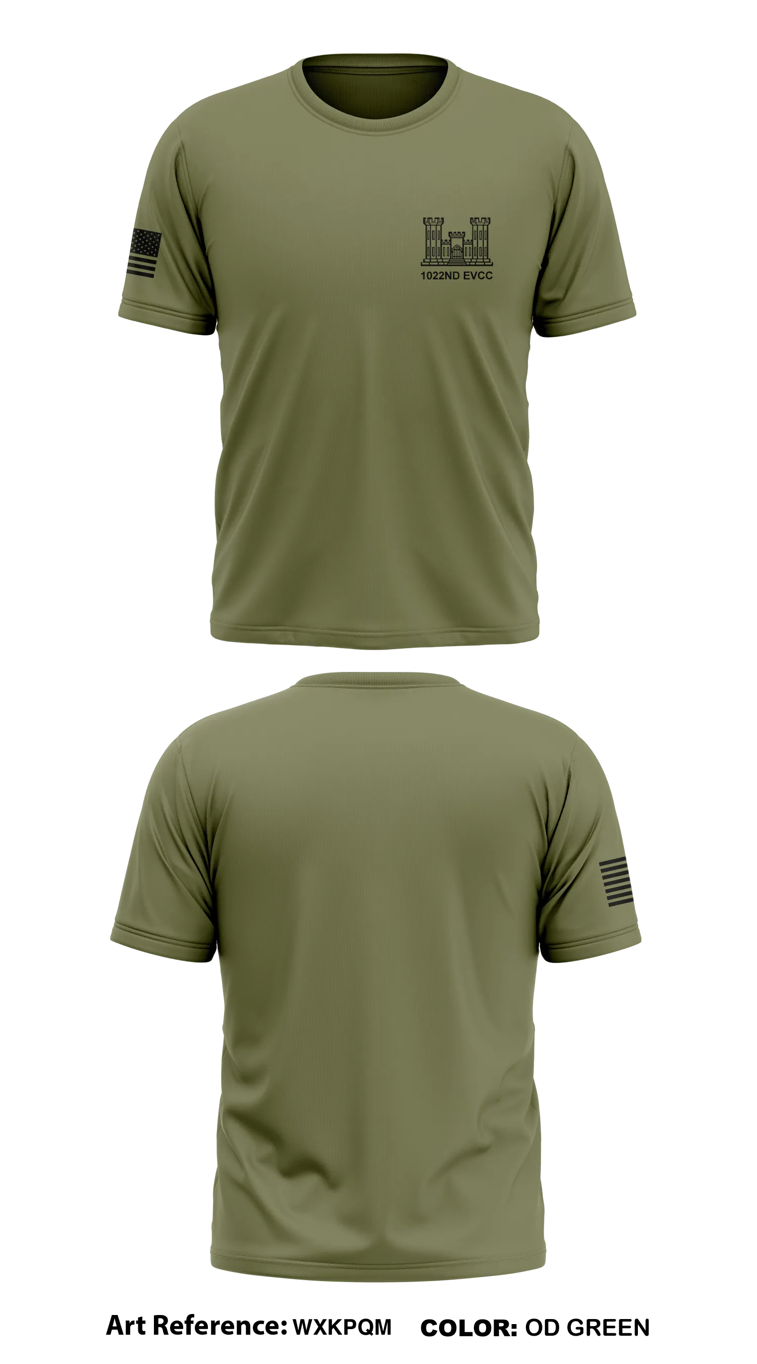 1022nd EVCC Store 1 Core Men's SS Performance Tee - wXKPQm