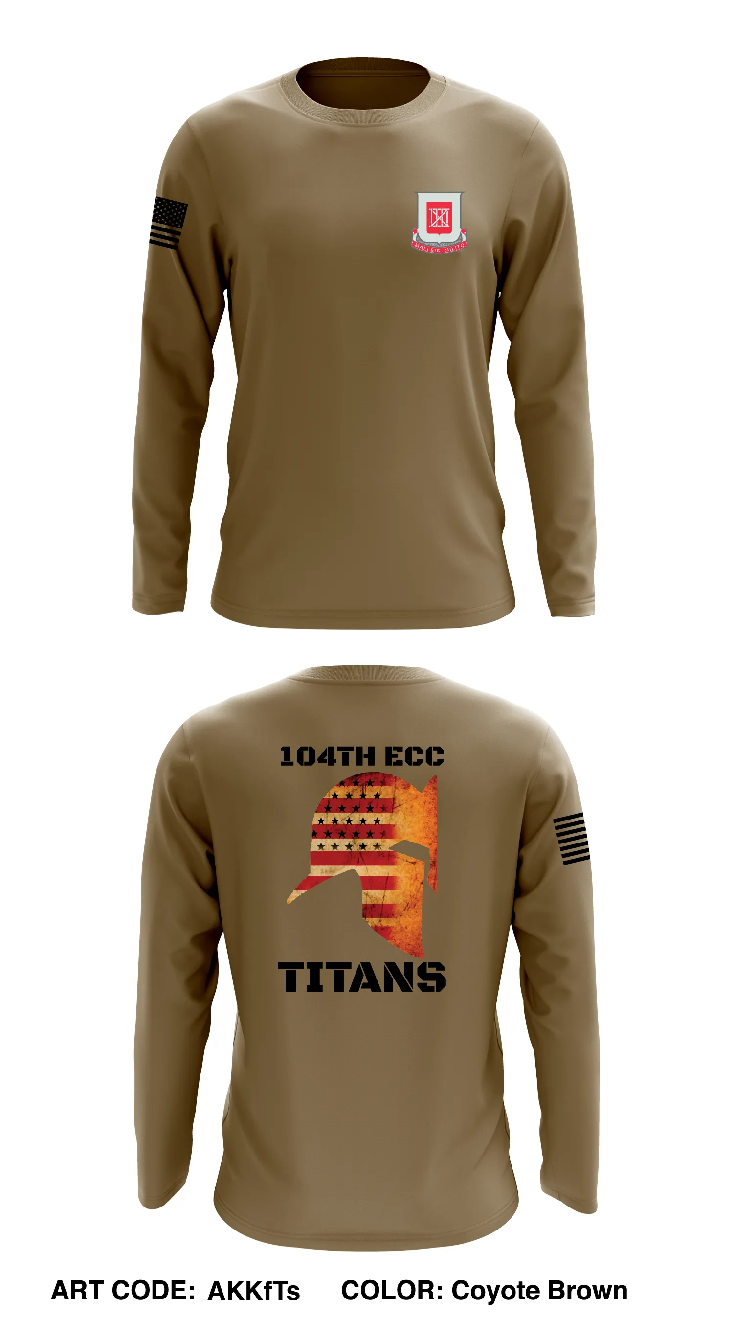 104th ECC Store 1 Core Men's LS Performance Tee - AKKfTs