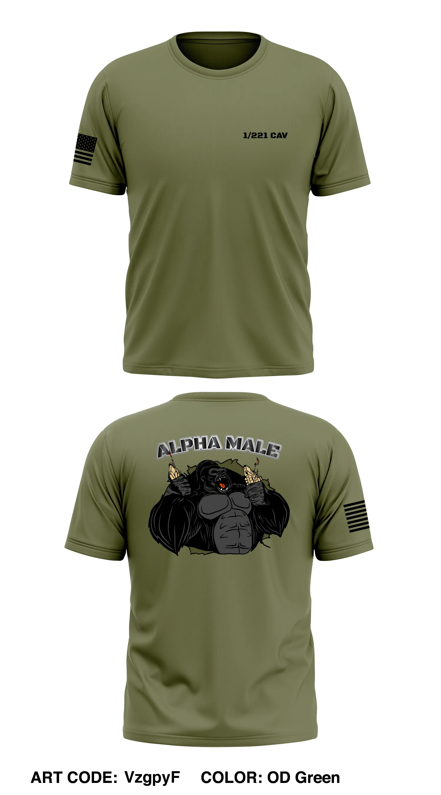 1/221 CAV  Store 1 Core Men's SS Performance Tee - VzgpyF