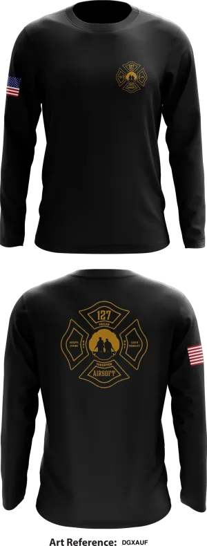 127 Airsoft127 Airsoft Store 1 Core Men's LS Performance Tee - dGXAuF