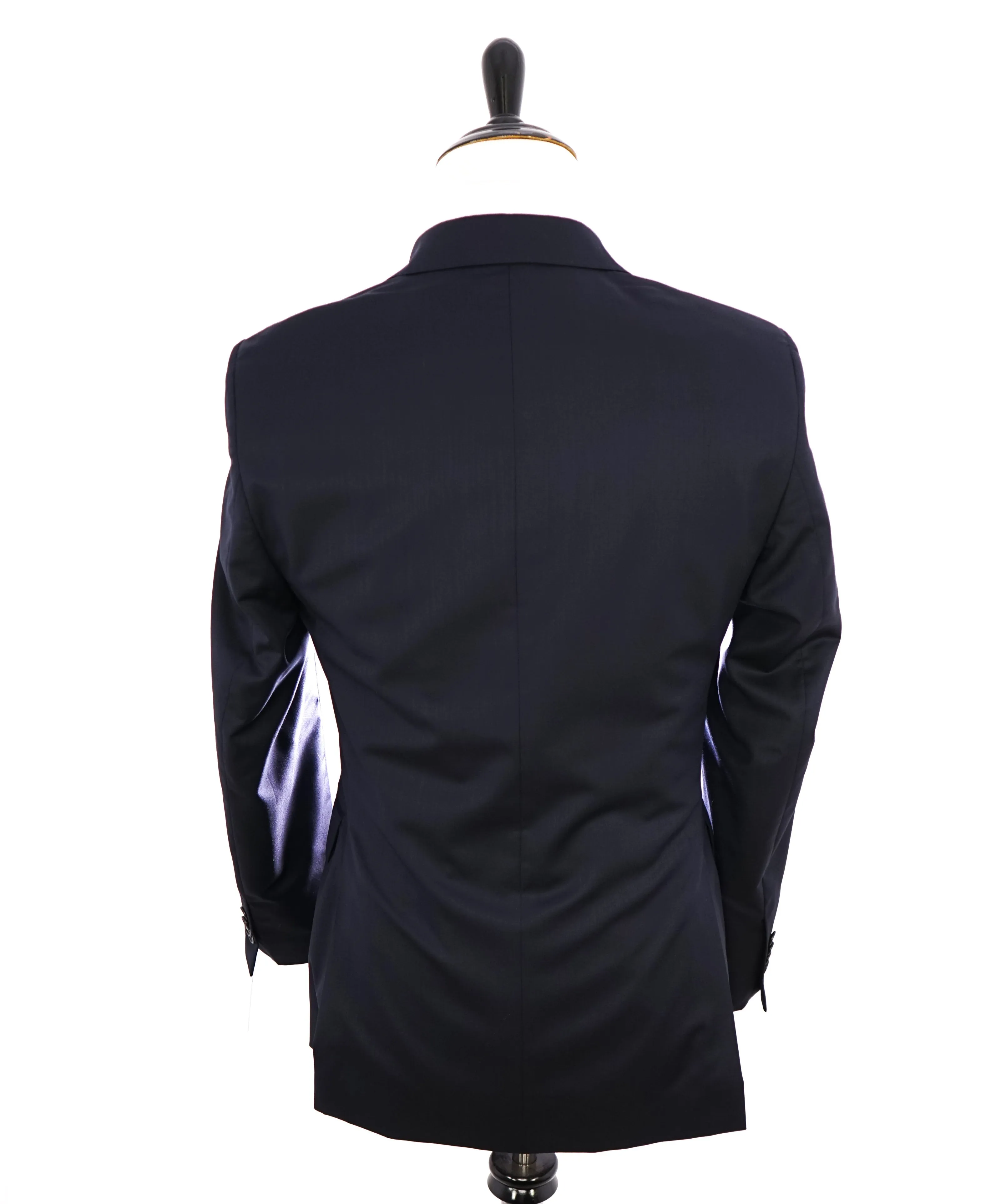 $1,295 ERMENEGILDO ZEGNA -SAKS FIFTH AVENUE "Classic" SILK Navy Suit - 42S