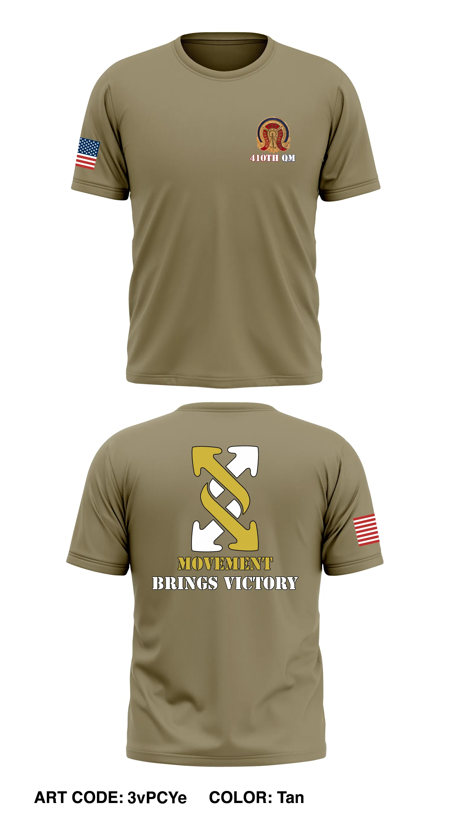 143RD SC Movement Brings Victory 410th QM Movers & Shakers  Store 1 Core Men's SS Performance Tee - 3vPCYe
