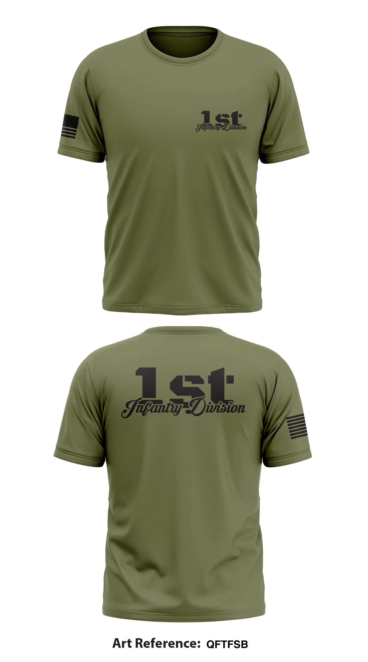 1st Infantry Division Store 1 Core Men's SS Performance Tee - qftfSB