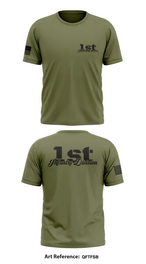 1st Infantry Division Store 1 Core Men's SS Performance Tee - qftfSB