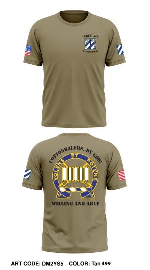 2-7IN, 1 ABCT, 3ID Cottonbalers Core Men's SS Performance Tee - DM2YS5