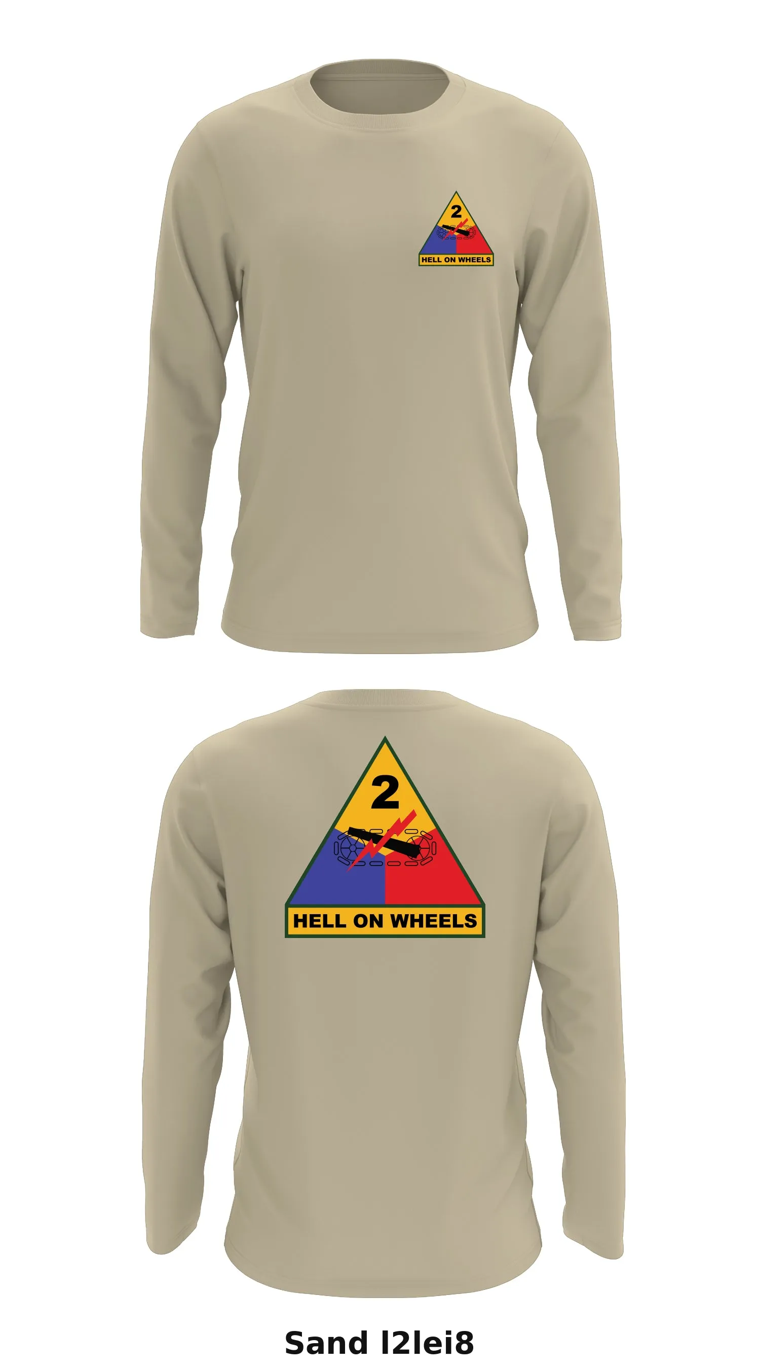 2 armor division Store 1 Core Men's LS Performance Tee - l2lei8