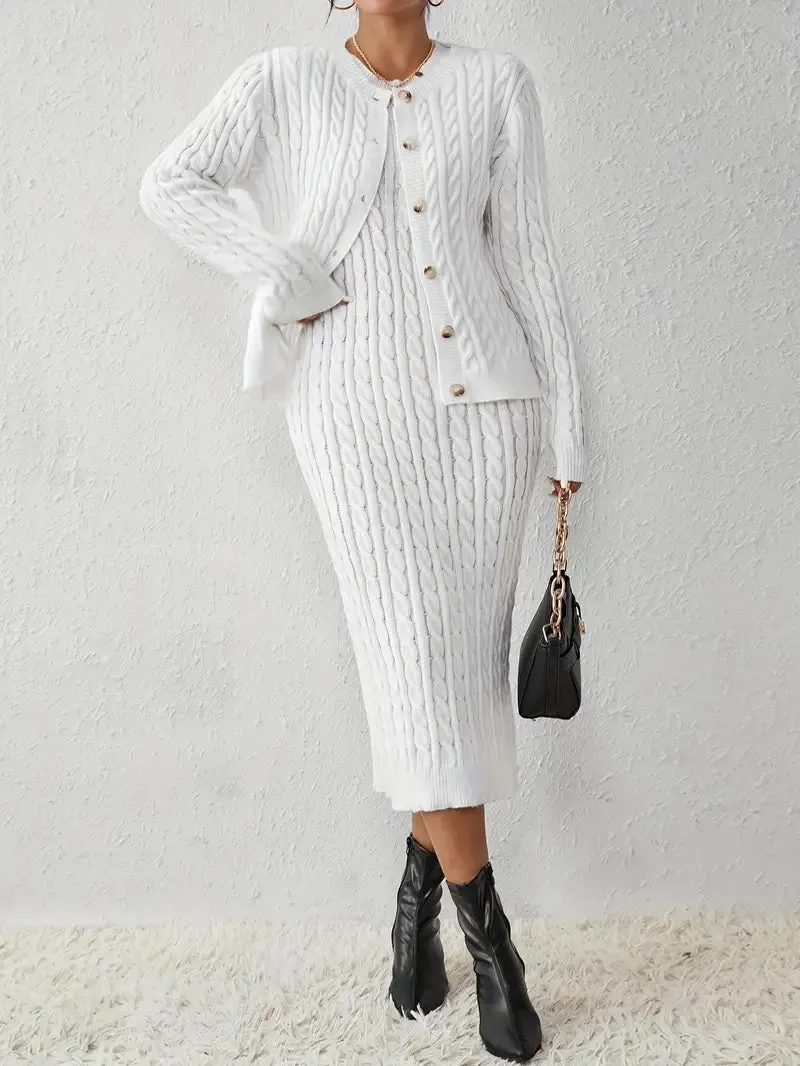 2-Piece Cardigan Set for Women