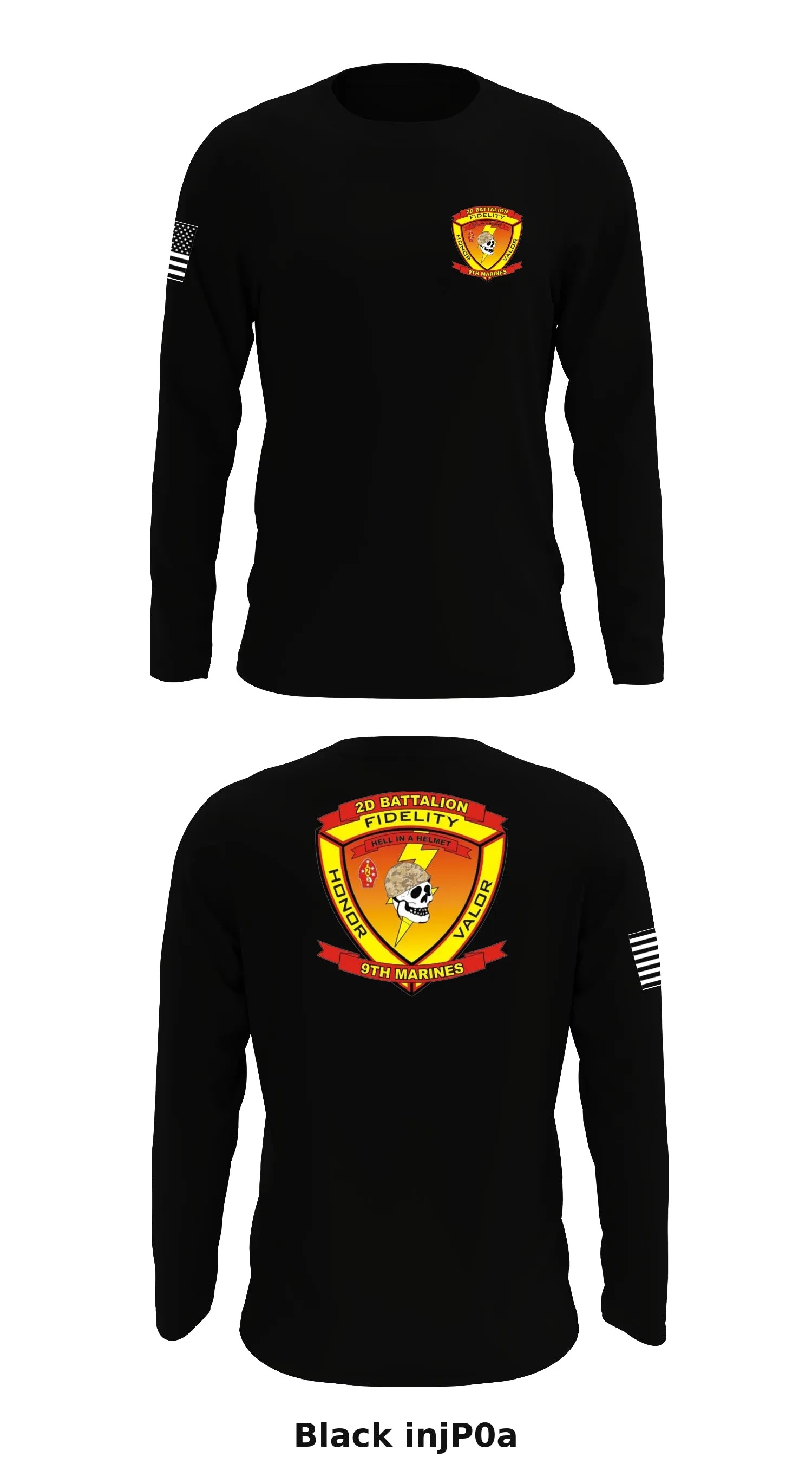 2nd Battalion 9th Marines Store 1 Core Men's LS Performance Tee - injP0aUPD