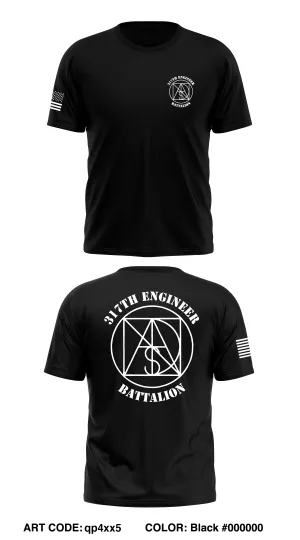 317th Engineer BN Store 1 Core Men's SS Performance Tee - qp4xx5