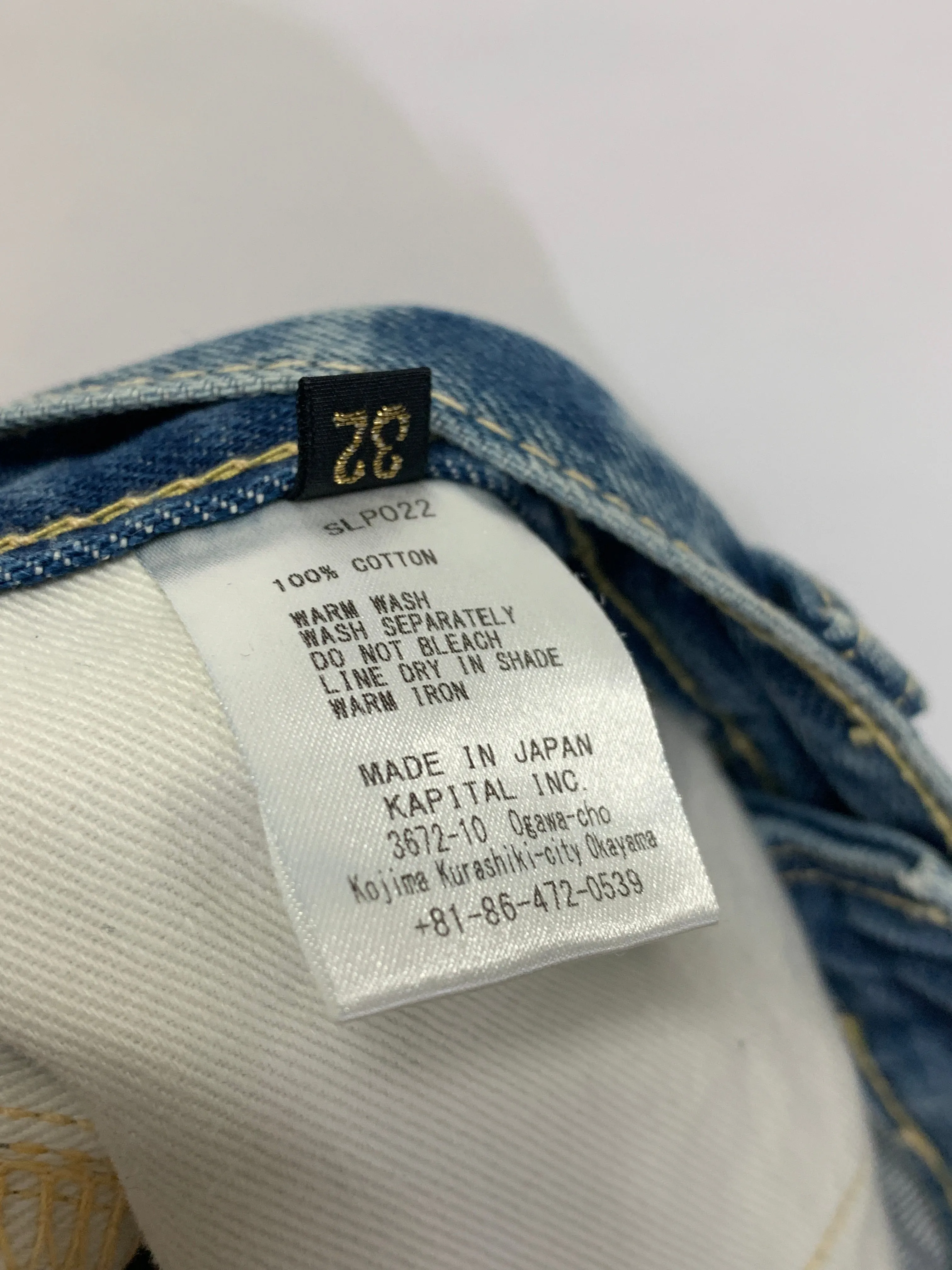[32] Kapital Okayama DFKL Washed Indigo Denim Jeans