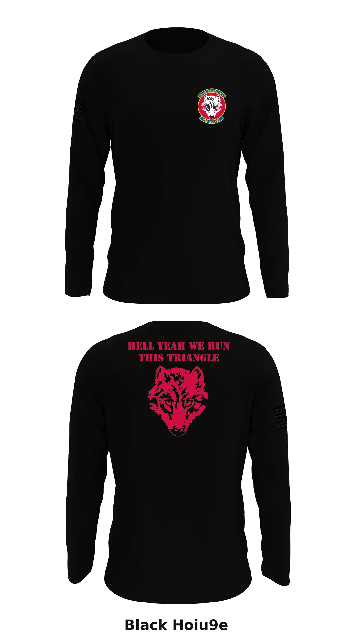336th red wolves Store 1 Core Men's LS Performance Tee - Hoiu9e