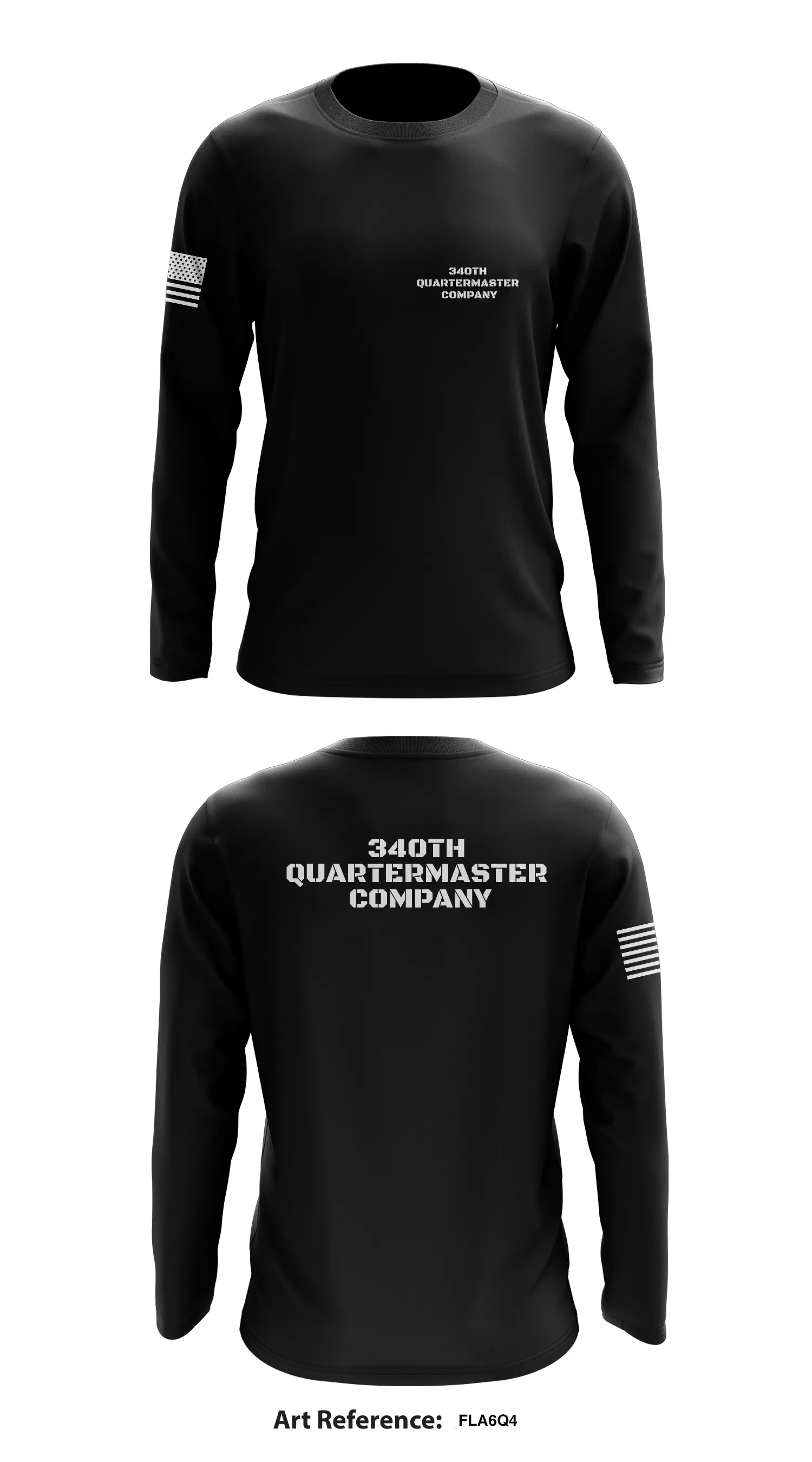 340th Quartermaster Company  Store 1  Core Men's LS Performance Tee - FLA6q4