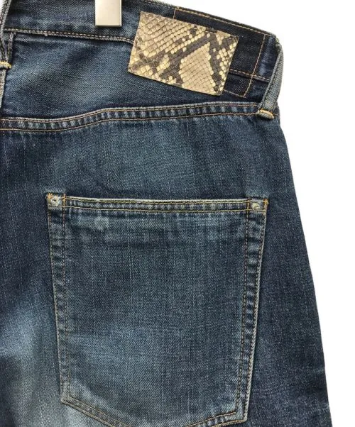 [34W 32L] Visvim Fluxus Damaged Indigo Denim Jeans