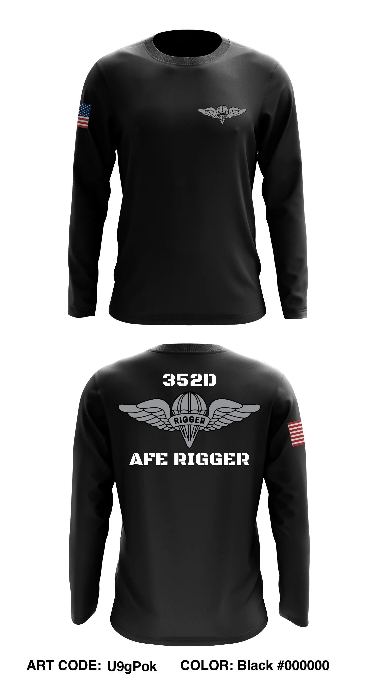 352d Store 1 Core Men's LS Performance Tee - U9gPok