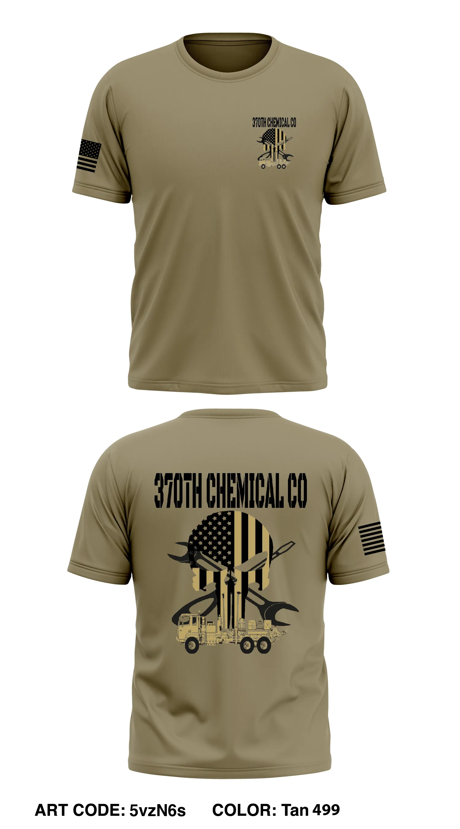 370th CM Core Men's SS Performance Tee - 5vzN6s