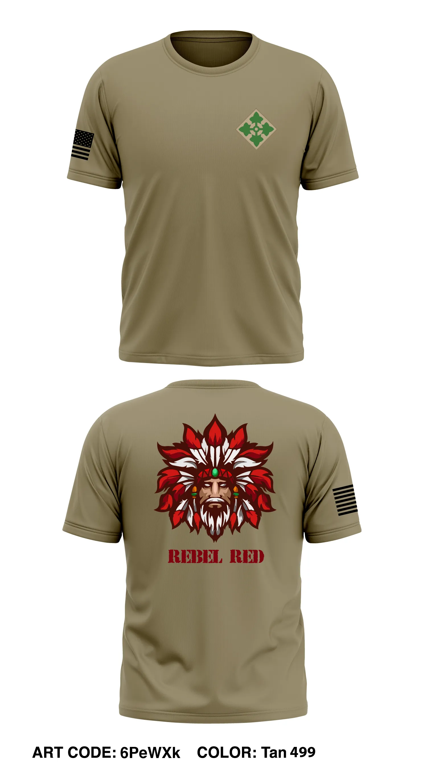 4 10 cav Store 1 Core Men's SS Performance Tee - 6PeWXk