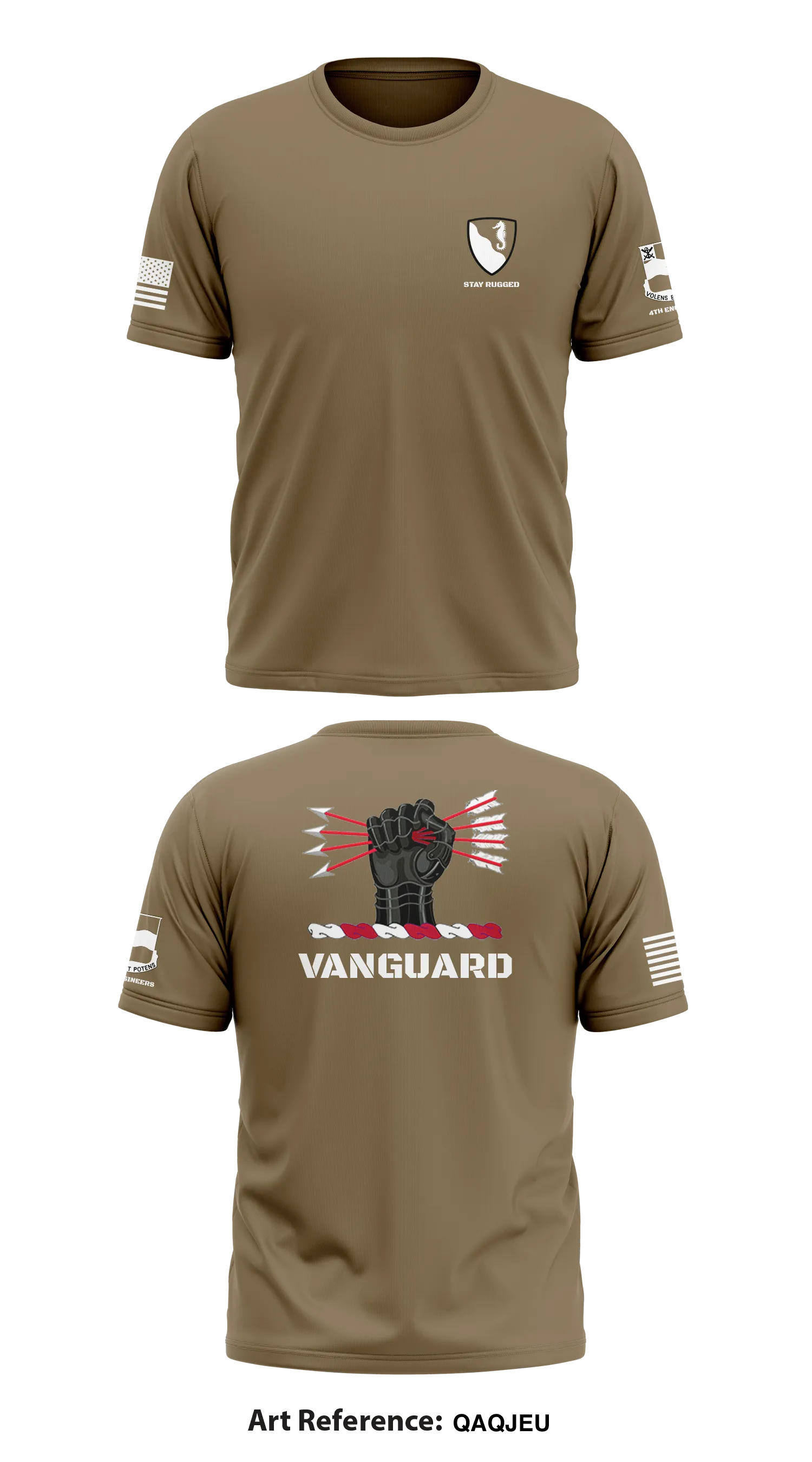 4th  Engineer Battalion  Store 1 Core Men's SS Performance Tee - qaqJEU