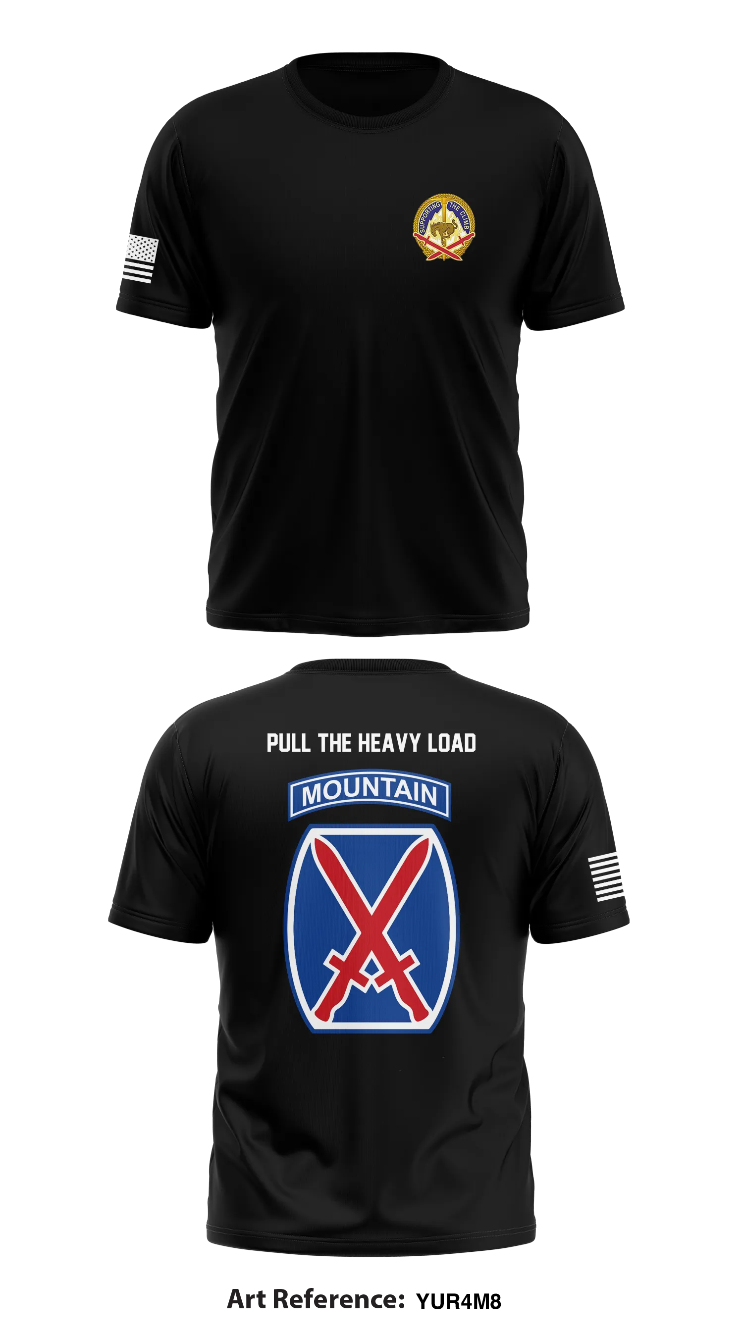 510th HR CO, 10th HSTB, 10th SBDE, 10th MTN DIV Store 1 Core Men's SS Performance Tee - yuR4m8