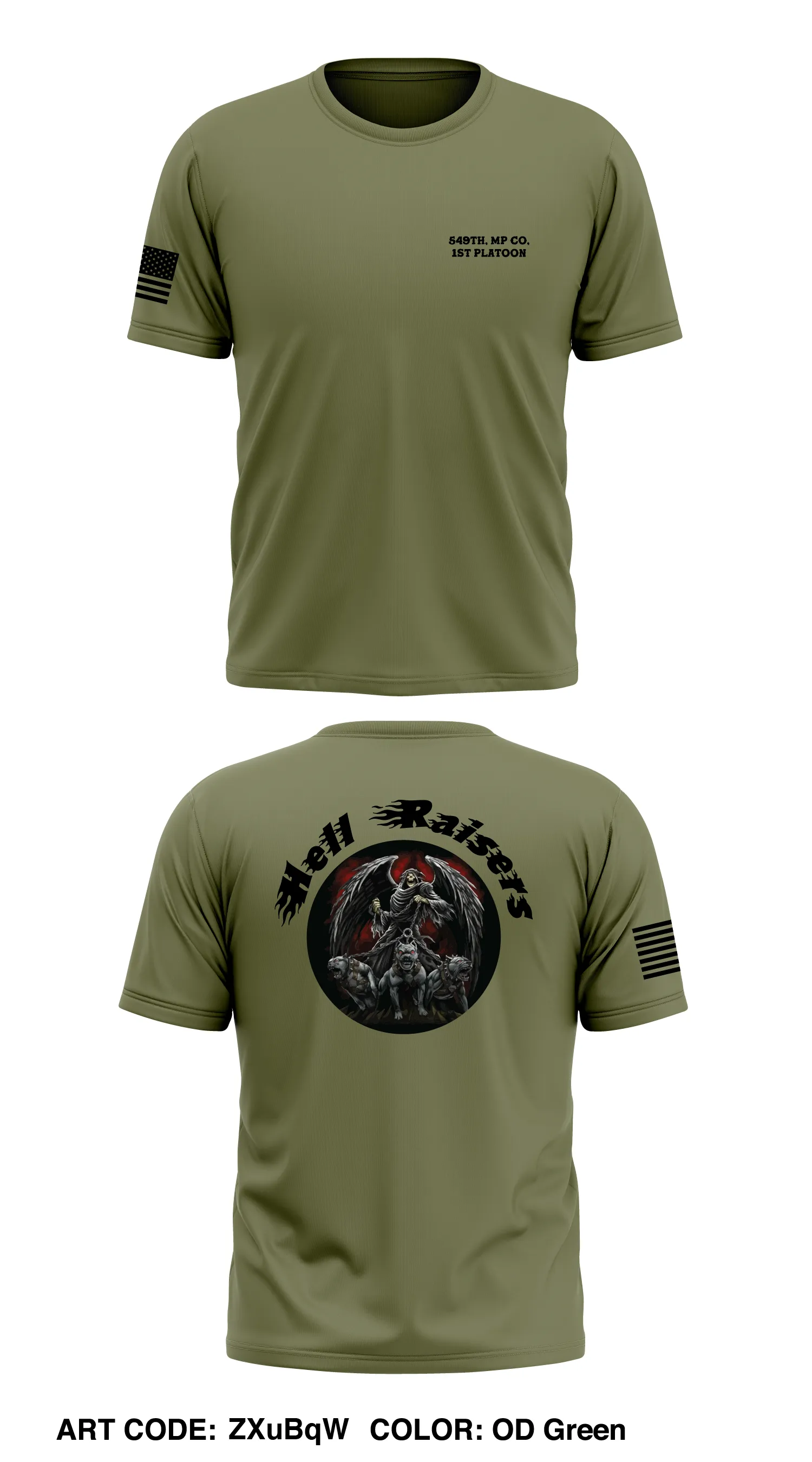 549th MP CO Store 2 Core Men's SS Performance Tee - ZXuBqW