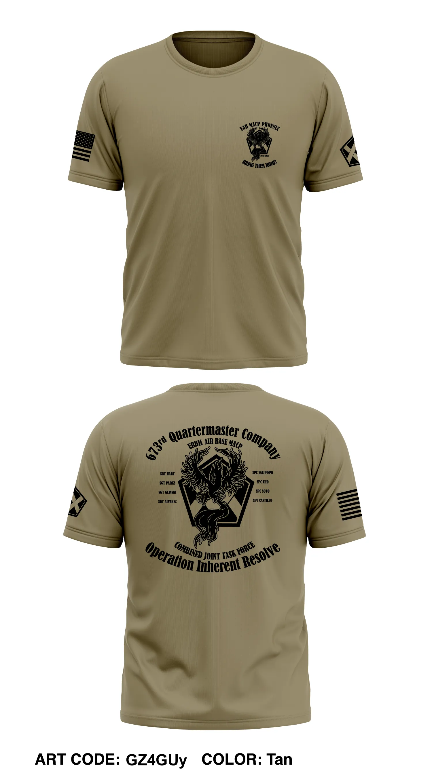 673rd QM Co Core Men's SS Performance Tee - GZ4GUy