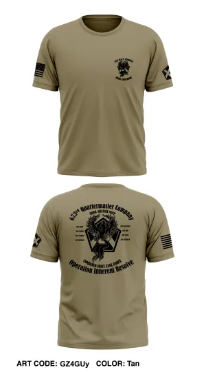 673rd QM Co Core Men's SS Performance Tee - GZ4GUy