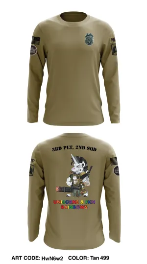 715th MP Co. 116th Field Artillery  Store 1 Core Men's LS Performance Tee - HwN6w2