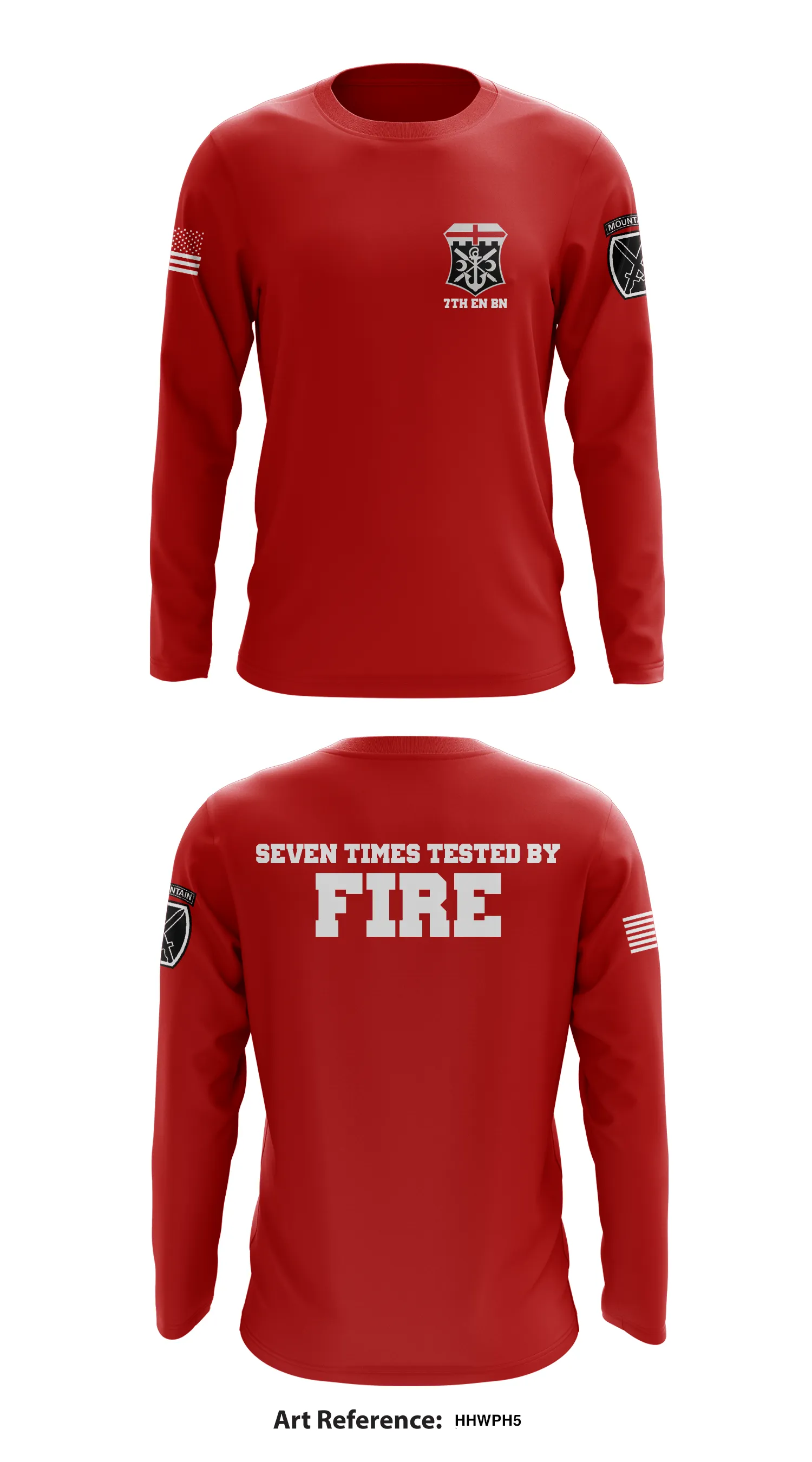 7th Engineer Battalion Core Men's LS Performance Tee - hhWpH5