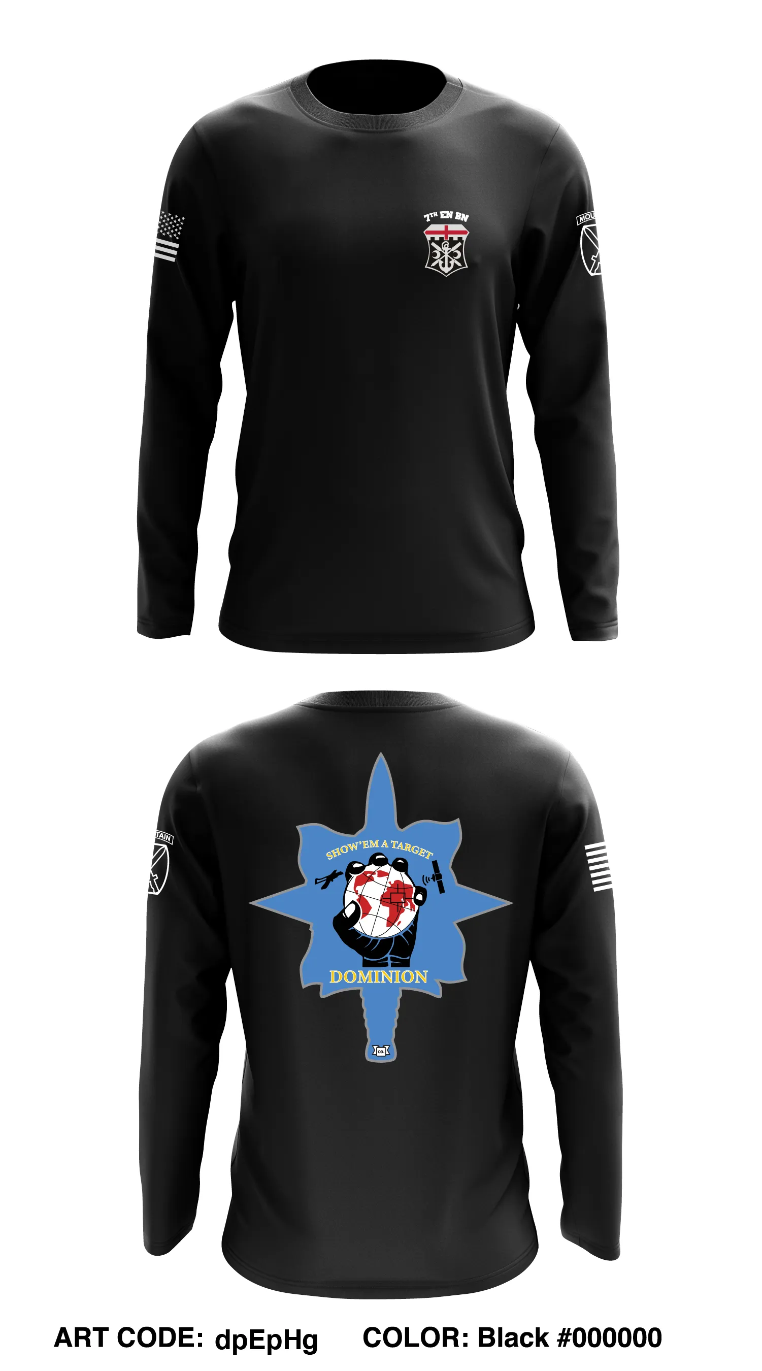 7th Engineer Battalion - PT Gear  Core Men's LS Performance Tee - dpEpHg
