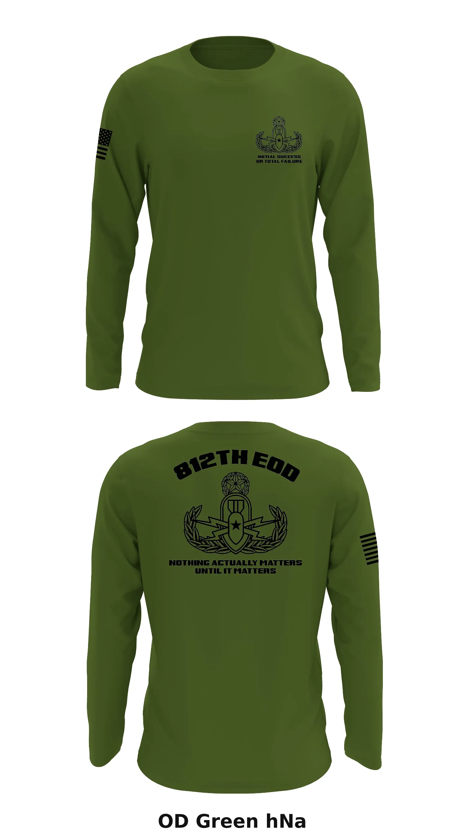 812th EOD Store 1 Core Men's LS Performance Tee - hNa