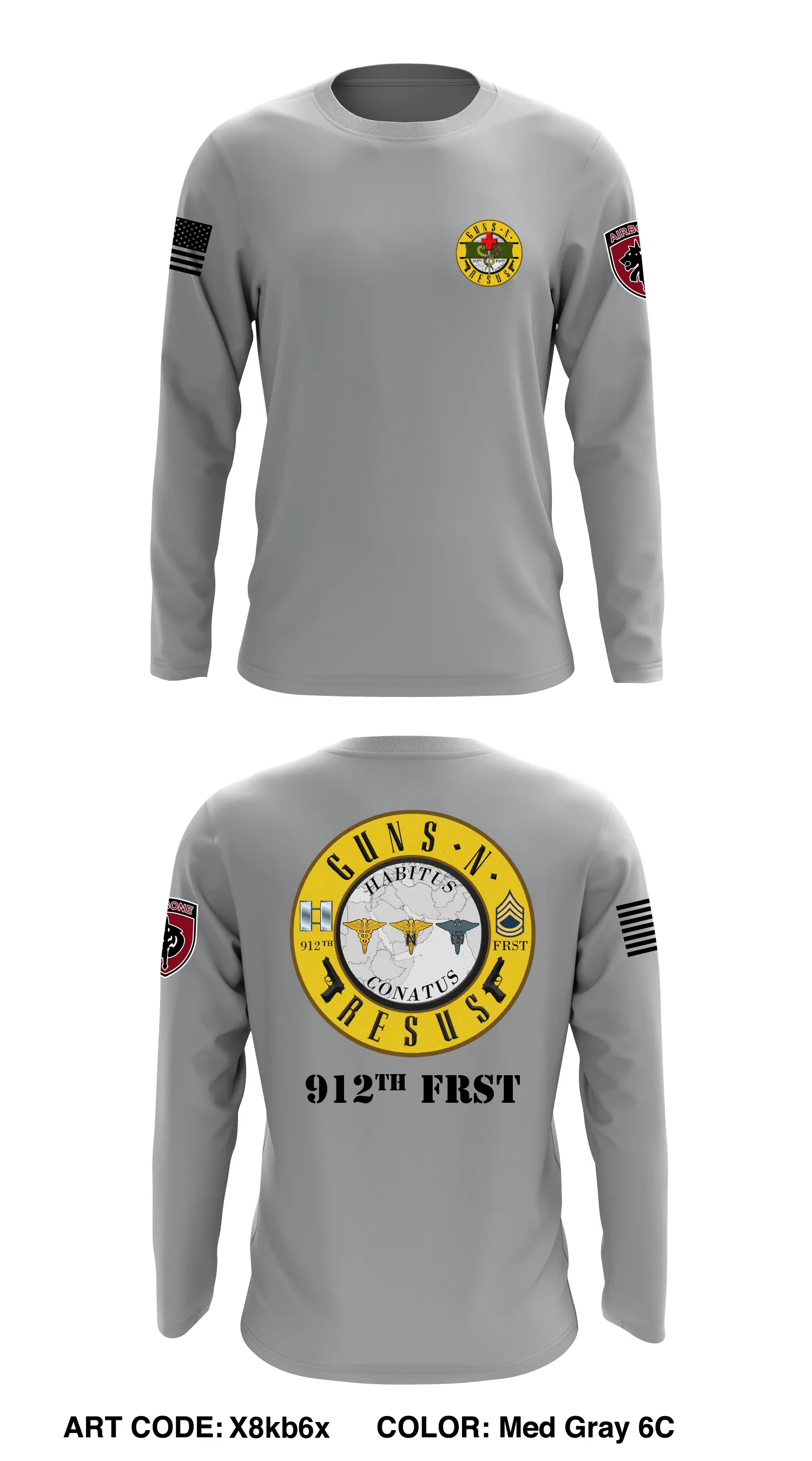 912th FRST Store 1 Core Men's LS Performance Tee - X8kb6x
