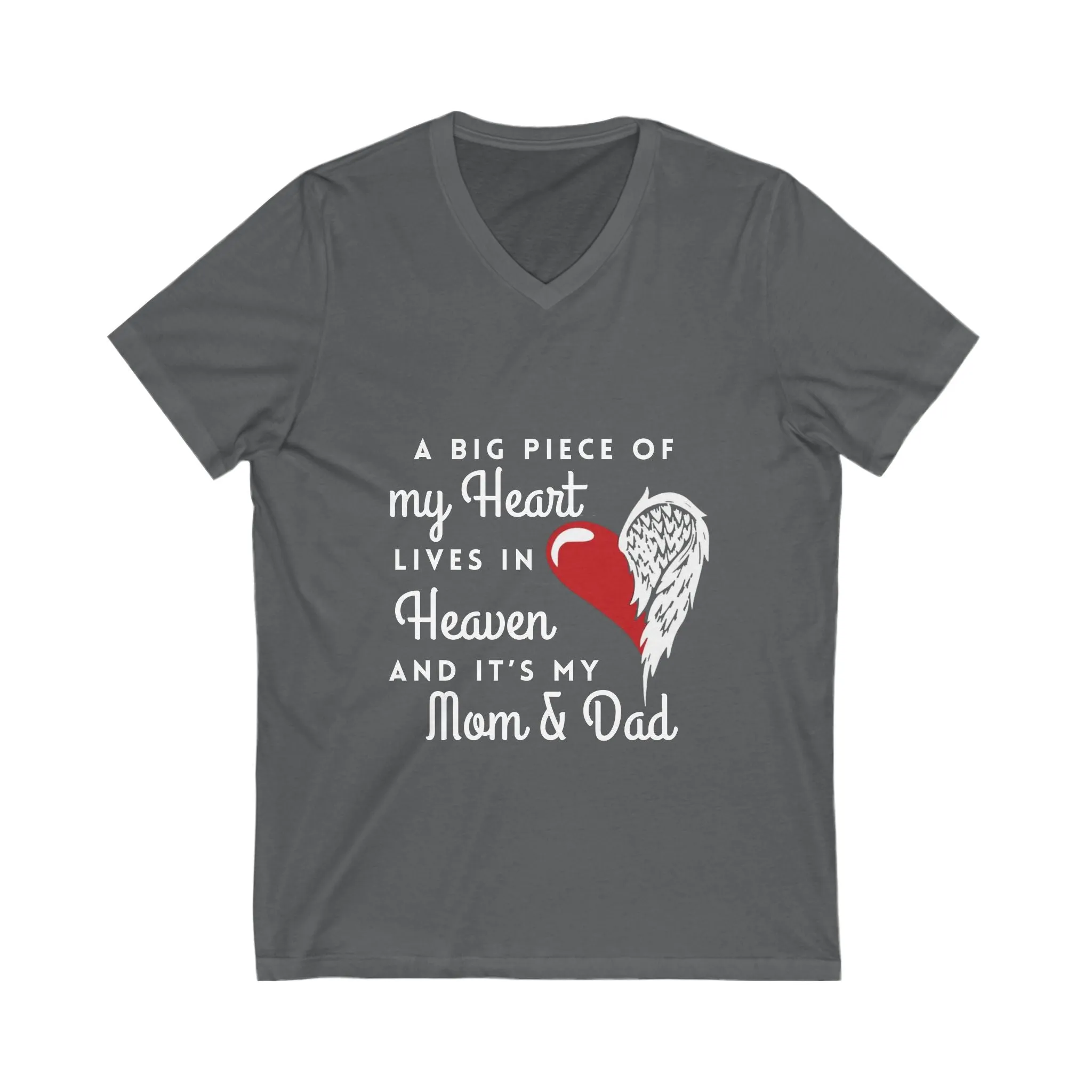 A BIG PIECE OF MY HEART LIVES IN HEAVEN AND IT'S MY MOM & DAD