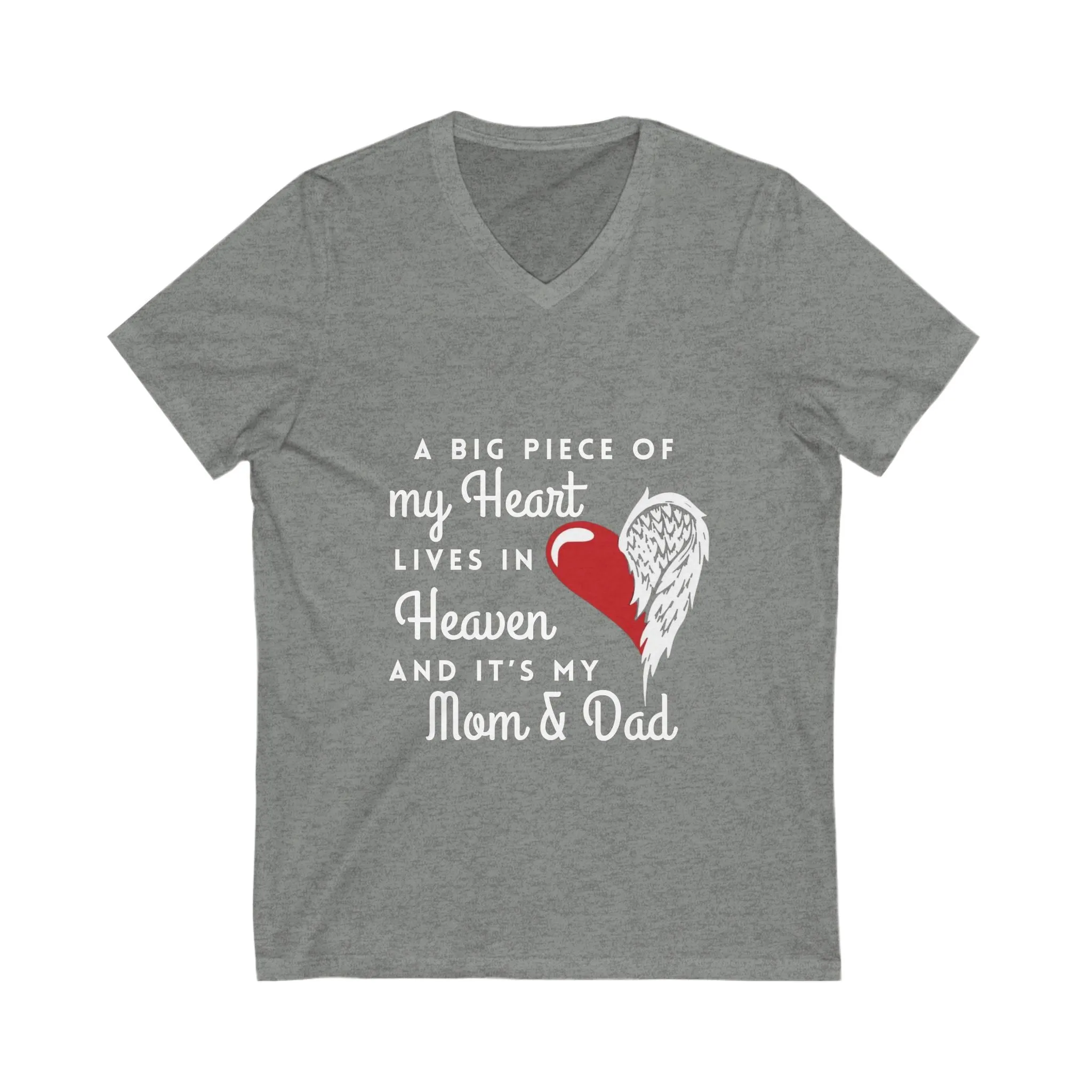 A BIG PIECE OF MY HEART LIVES IN HEAVEN AND IT'S MY MOM & DAD