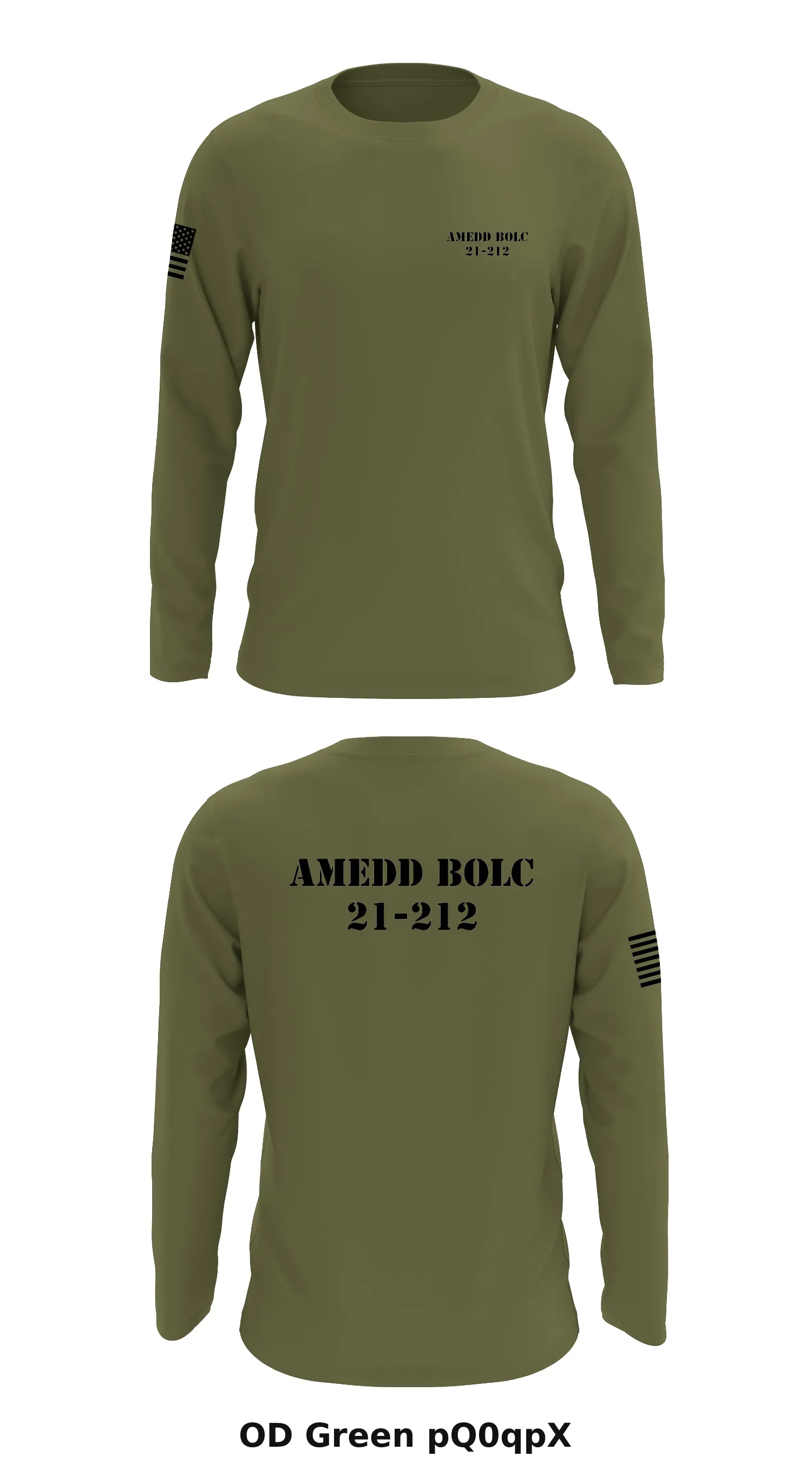 A Co, 187th MED DN Store 1 Core Men's LS Performance Tee - pQ0qpX