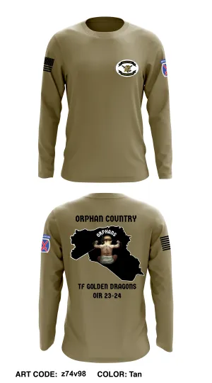 A co 2-14 3rd platoon Core Men's LS Performance Tee - z74v98