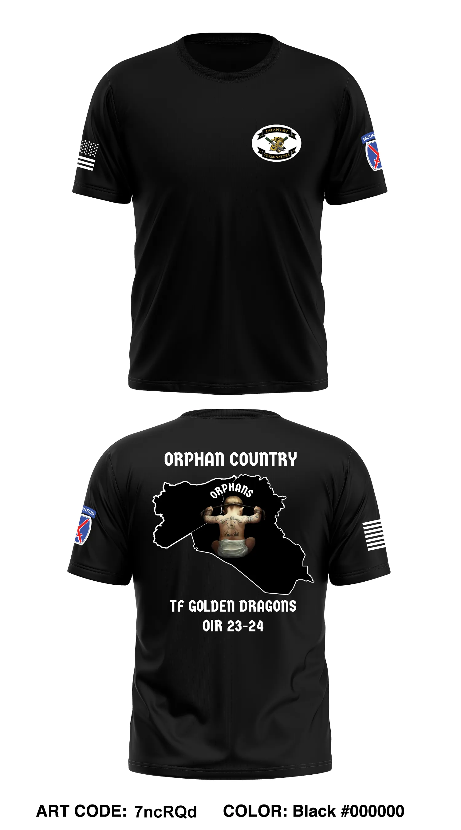 A co 2-14 3rd platoon Core Men's SS Performance Tee - 7ncRQd