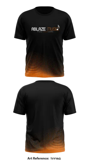 Ablaze Music Store 1 Core Men's SS Performance Tee - tVYyag