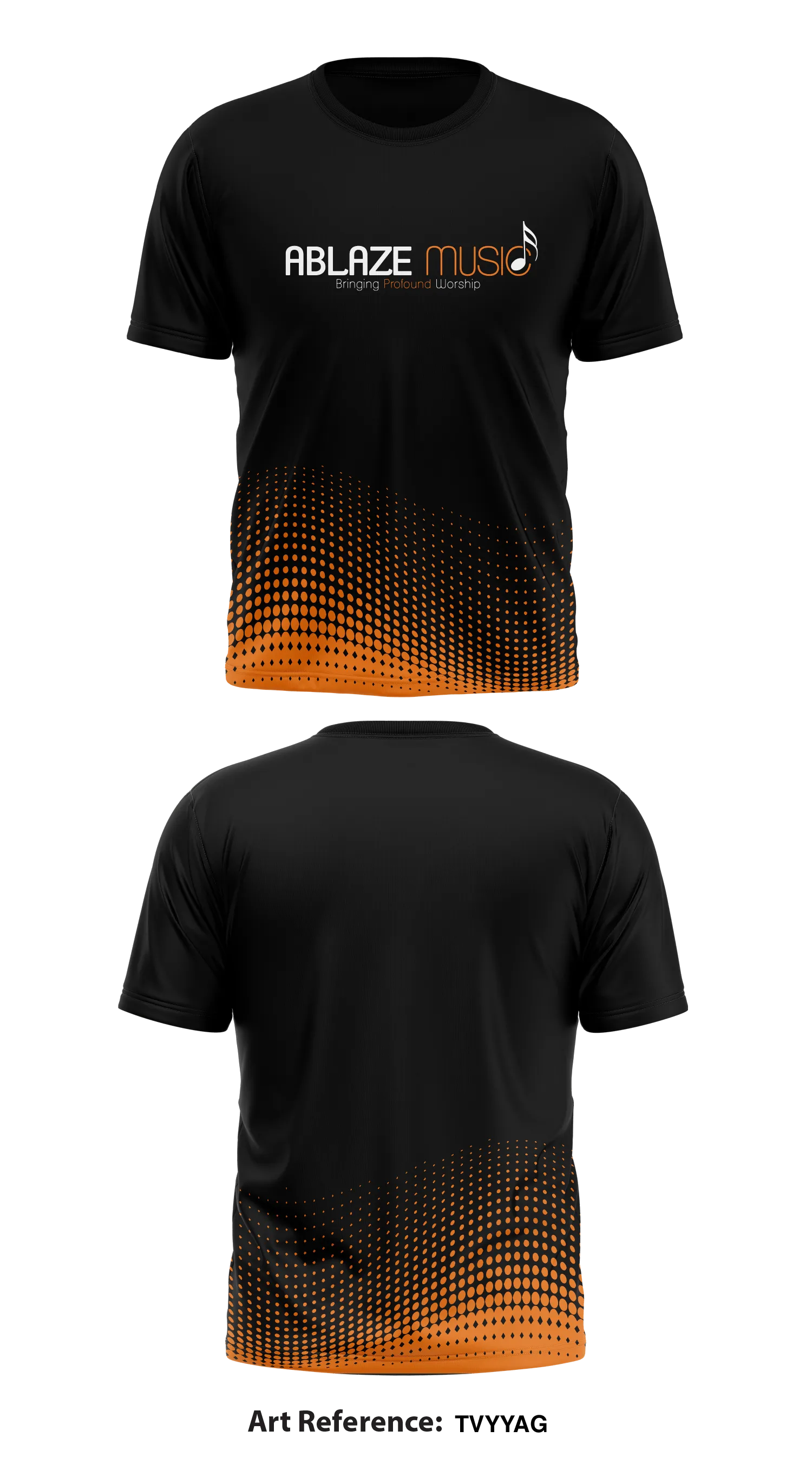Ablaze Music Store 1 Core Men's SS Performance Tee - tVYyag