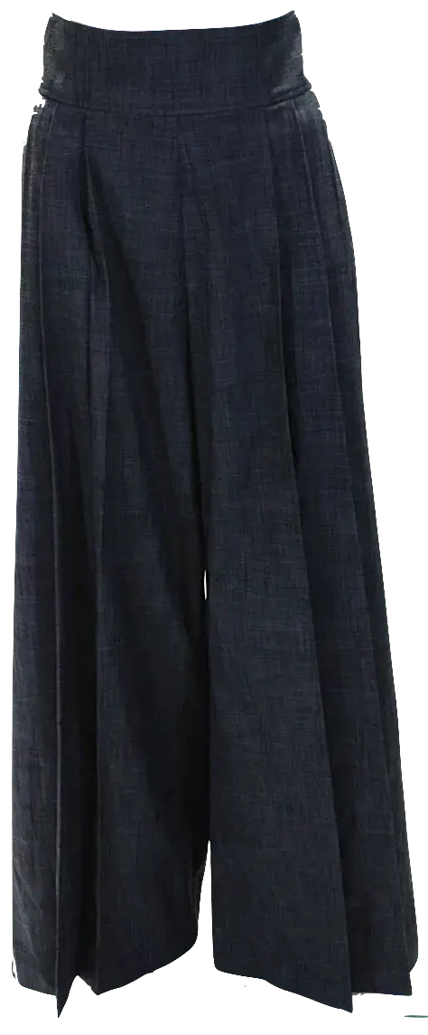 Adeam Japan. NEW W/TAGS. Gray Wide Leg Pleated Mid Rise Pants