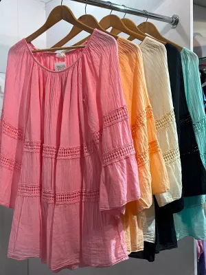 Alice Crochet Panel Tunic