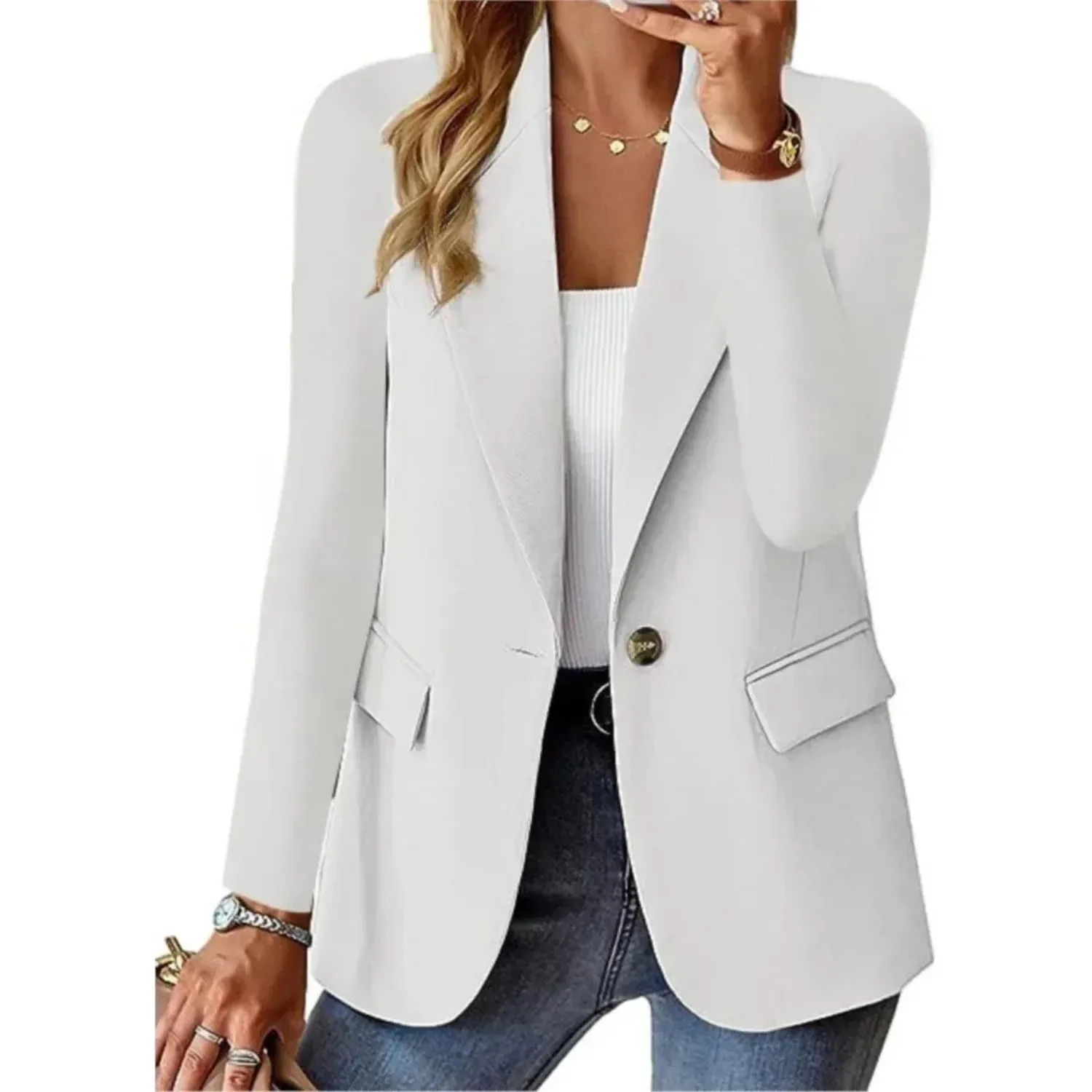 Ambre™ | Long Sleeve Elegant Casual Blazer