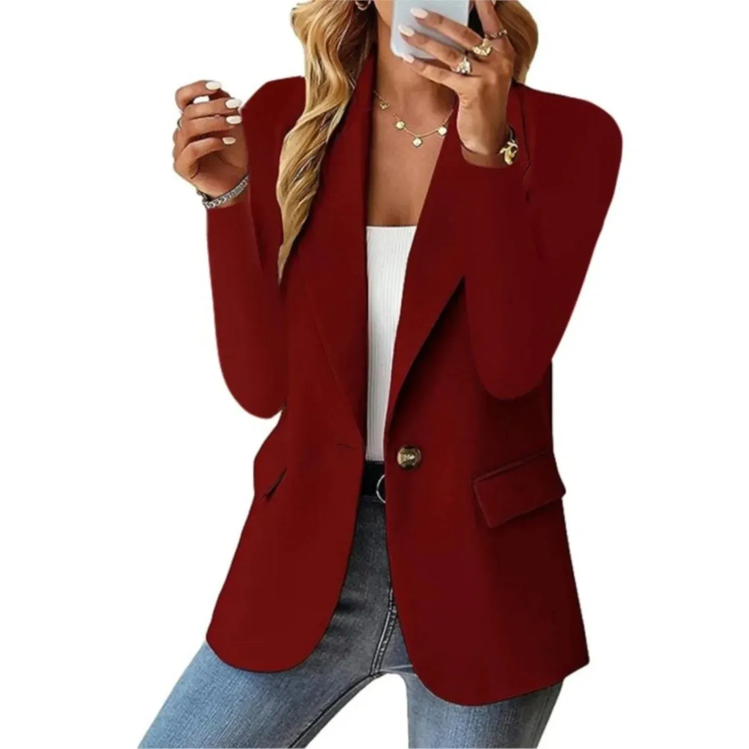 Ambre™ | Long Sleeve Elegant Casual Blazer