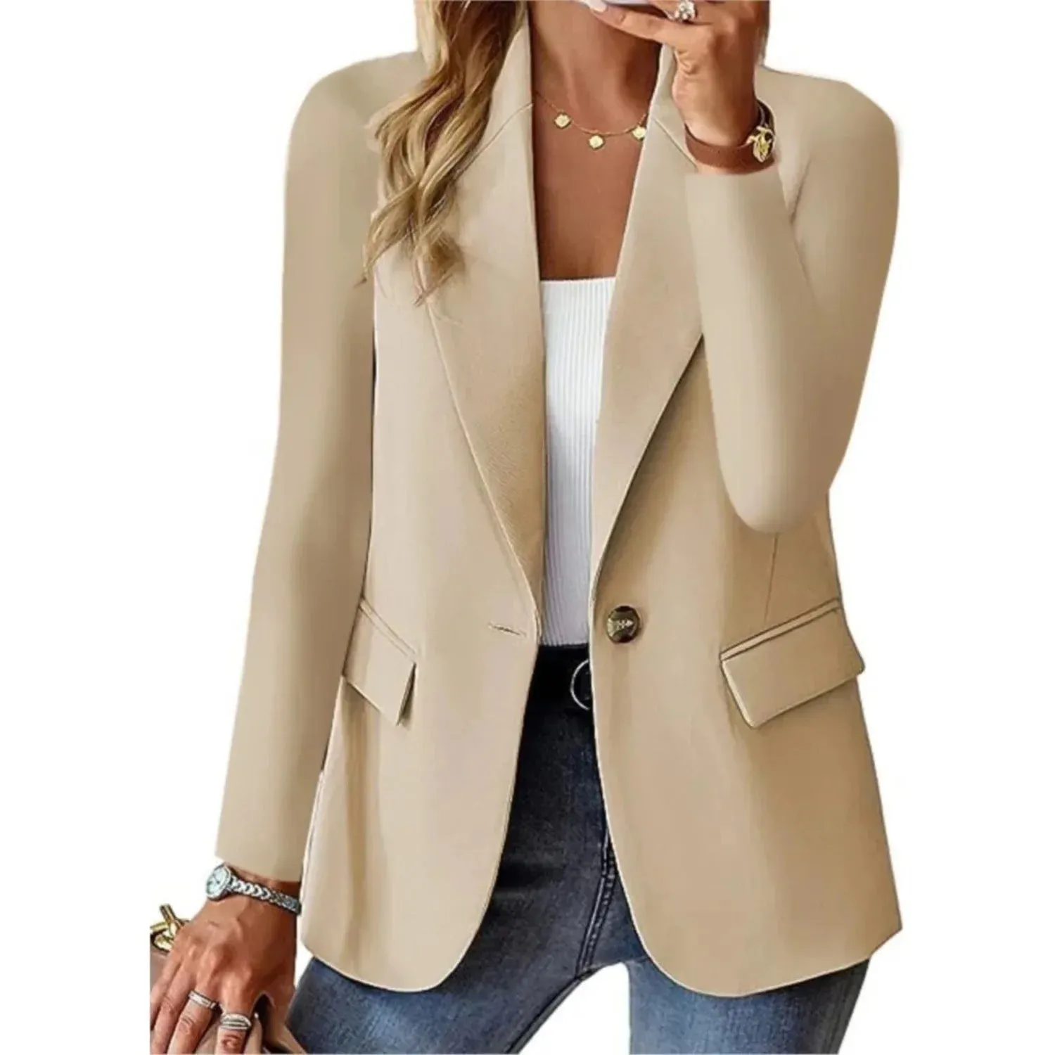 Ambre™ | Long Sleeve Elegant Casual Blazer