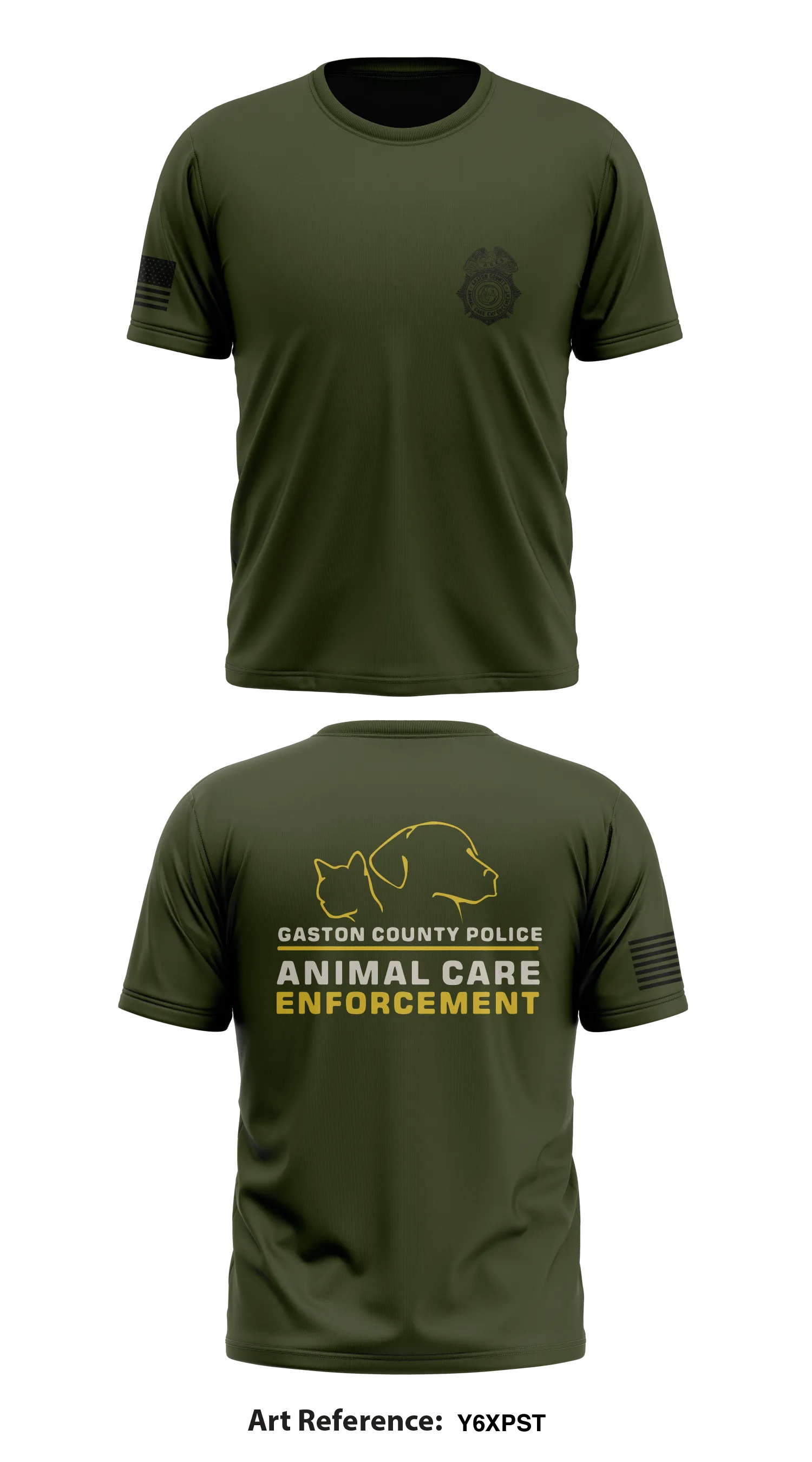 Animal Care and Enforcement Store 1 Core Men's SS Performance Tee - y6XPSt