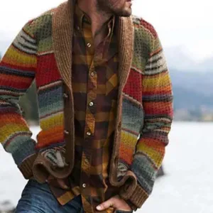 Arlo | Men Warm Shawl Collar Knitted Cardigan | Comfortable
