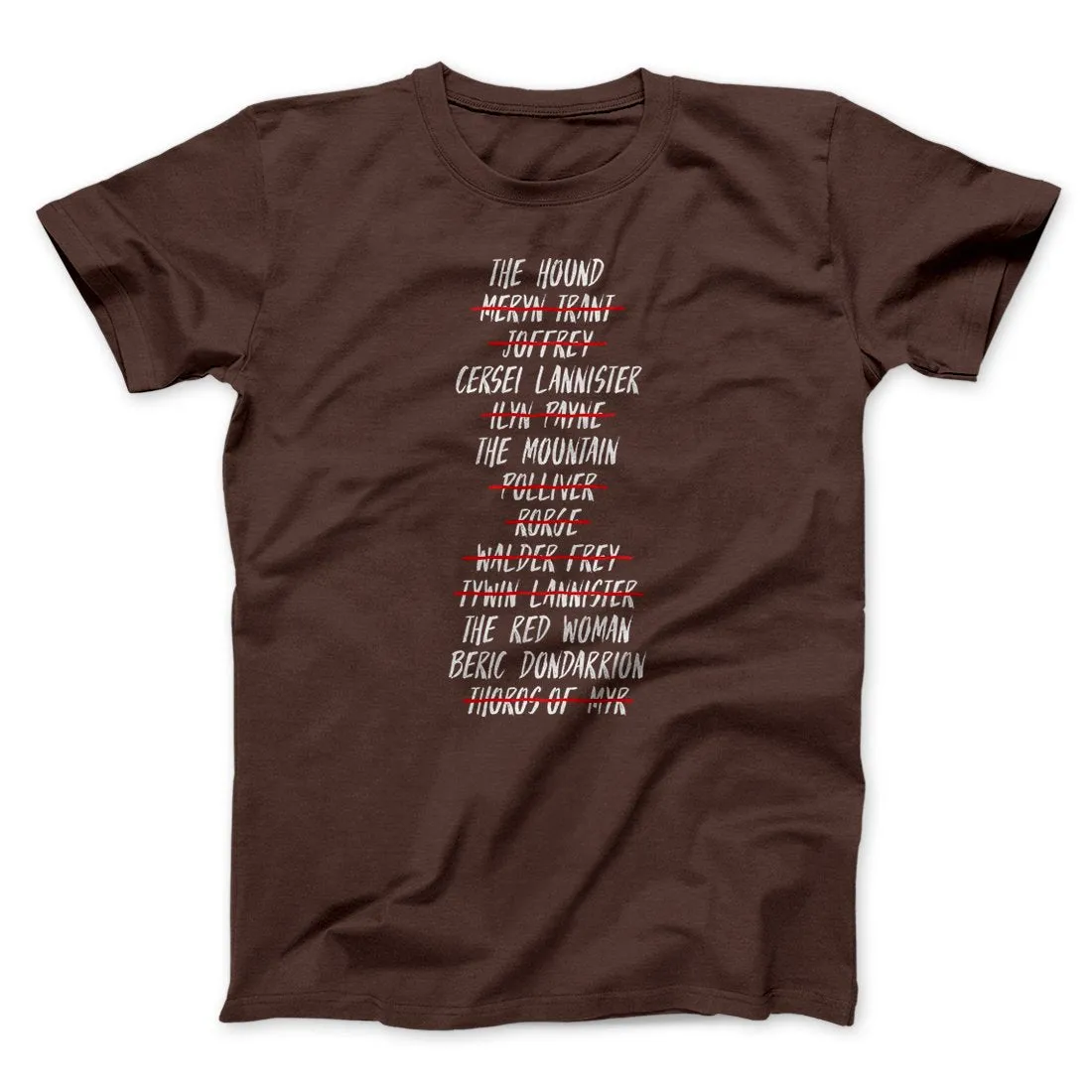Arya's Kill List Men/Unisex T-Shirt